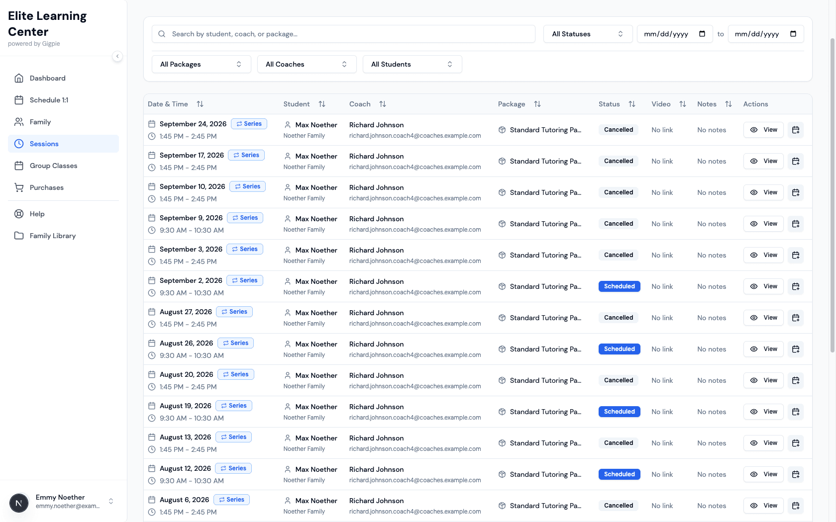 Understand session information